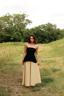  Vivienne Drop Waist Linen Dress