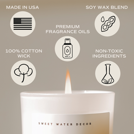 Cashmere and Vanilla Soy Candle