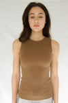 Synia mocha tank top