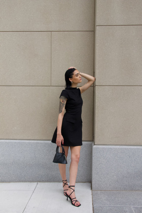 Molto Classico Black Mini Dress