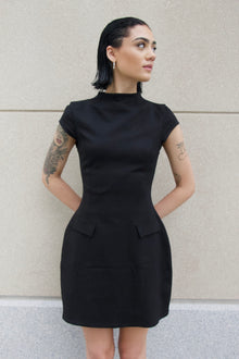  Molto Classico Black Mini Dress