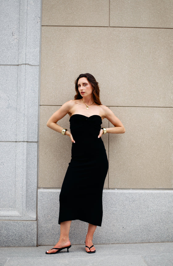 Isla Strapless Knit Dress